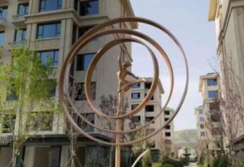 舞者雕塑精選，戶外雕塑，廣場圓環舞者雕塑優價