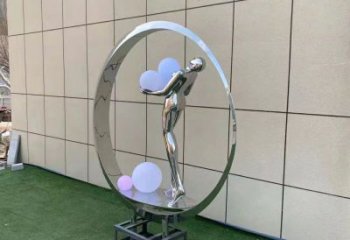 金屬仙子雕塑批發(fā)，街頭藝術(shù)，廣場圓環(huán)仙子雕塑展品