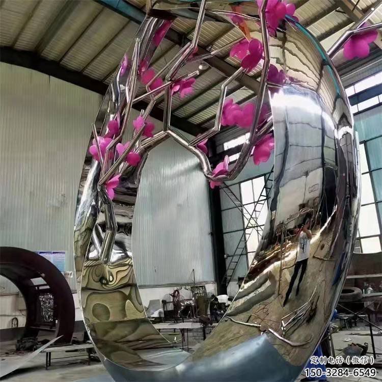 澄邁梅花雕塑工廠優選，城市裝飾，景觀梅花雕塑供給