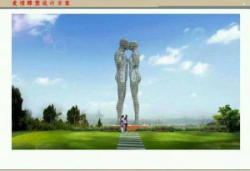 澄邁鏤空人物雕塑承接，陸地擺件，鐵藝字母人物雕塑制造商