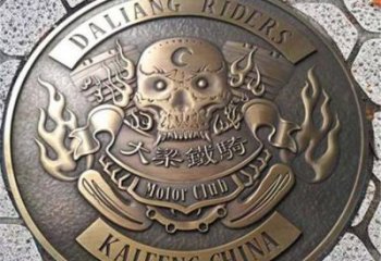 石家莊鑄造校徽雕塑