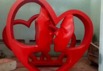 道里制造心形人物雕塑供需，鋼管組合，雕塑工程制作供應(yīng)