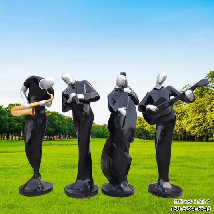 無錫住宅小區吹拉彈唱雕塑