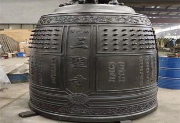 宿遷三圣寺銅鐘雕塑-鑄銅鐘雕塑-平直形結(jié)構