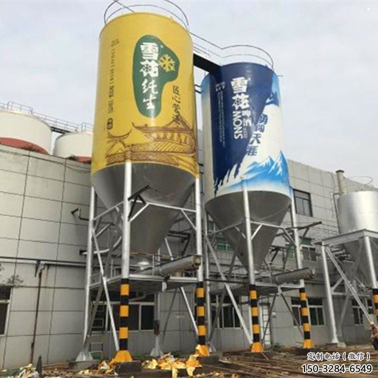 鹽池飲料瓶雕塑精選，街道標識，玻璃鋼飲料瓶雕塑工程指用