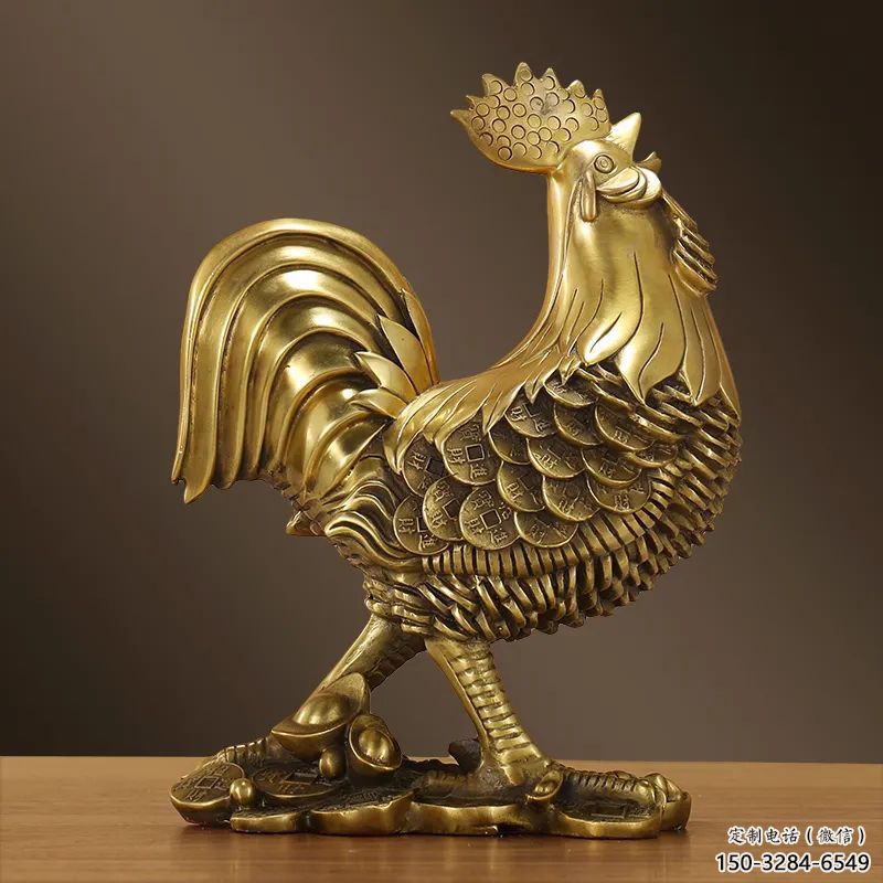 海南園林小雞雕塑，文化標(biāo)識，電鍍工藝