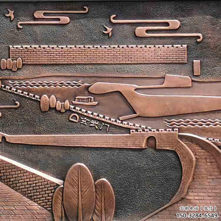 忻州銅浮雕景墻雕塑，圓雕工藝