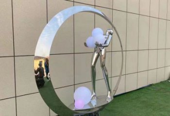 贛州仙子雕塑展品，公園小品，景觀圓環仙子雕塑生產商