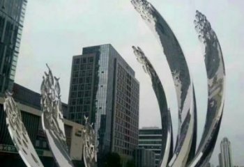 九江地面噴泉雕塑小品，圓環結構概念，旱地水景噴泉體系