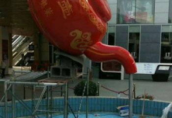 新建鐵藝水景天壺雕塑，噴泉雕塑，抽象天壺雕塑制作