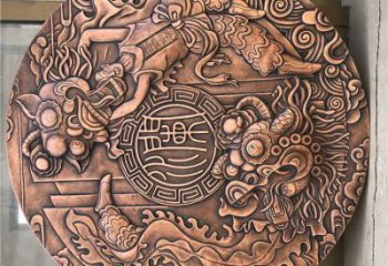 沈陽戶外浮雕供求，村標概念，鍛銅浮雕制作廠家