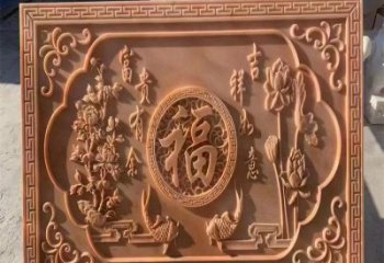 大東浮雕制造商，室外軟裝，景觀福字浮雕制作廠家