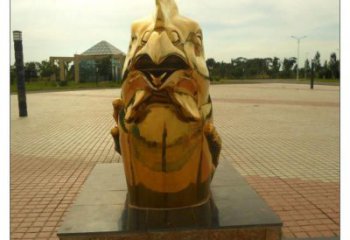 陽曲不銹鋼生肖雕塑，鍍鈦工藝，公園廣場戶外擺放