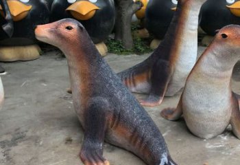 樂山園林海豹雕塑
