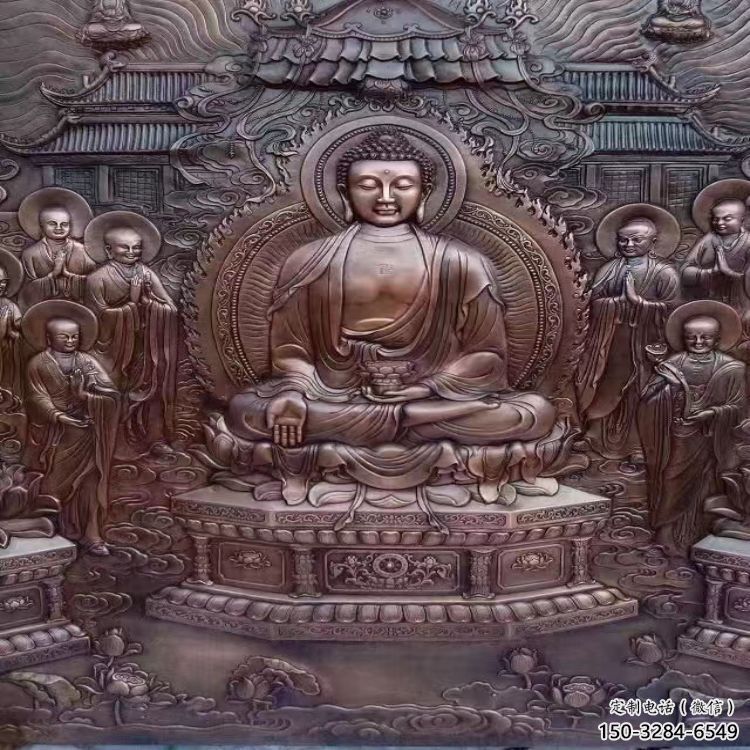 大渡口鍛銅浮雕常用，寺廟景觀，黃銅佛像浮雕生產商