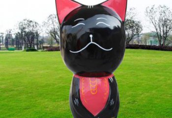 溫州廣場小貓雕塑，動物擺件，仿古工藝